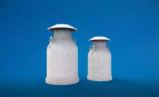 milk cans 3D print model