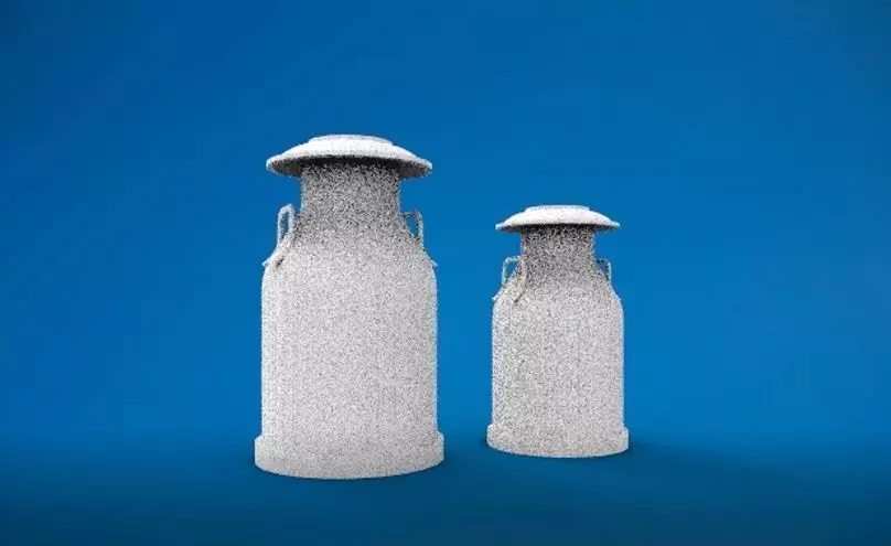 milk cans 3D print model_0
