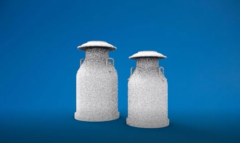 milk cans 3D print model_2