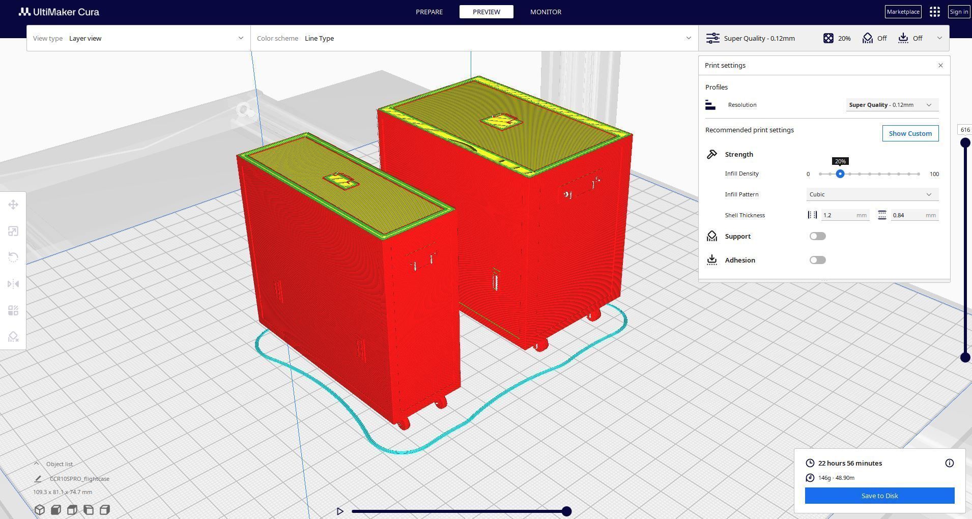 flightcase 3D print model_1