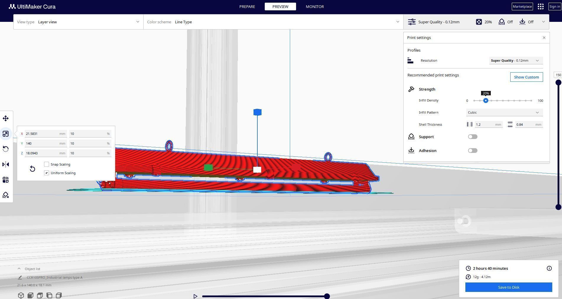 Industrial lamps 3D print model_1