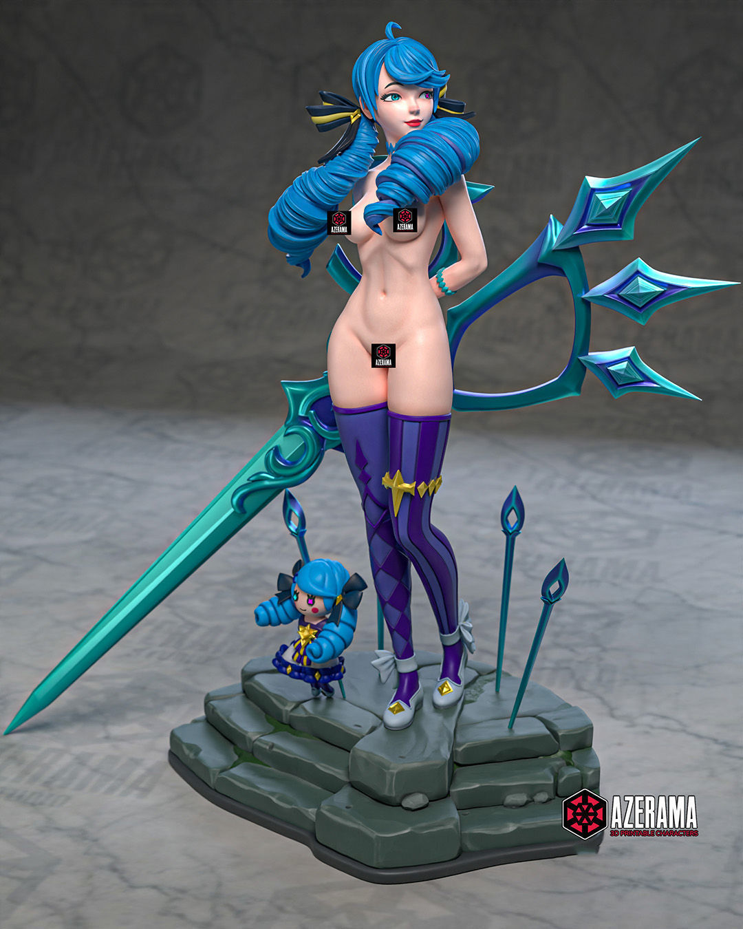 Gwen NSFW STL Ready for 3D Printing 3D print model_0