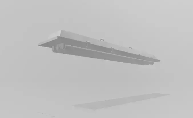 Industrial lamps 3D print model