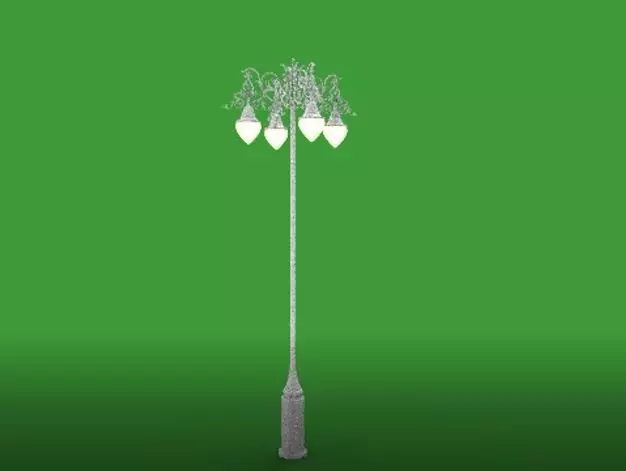 street lamp 3D print model_0