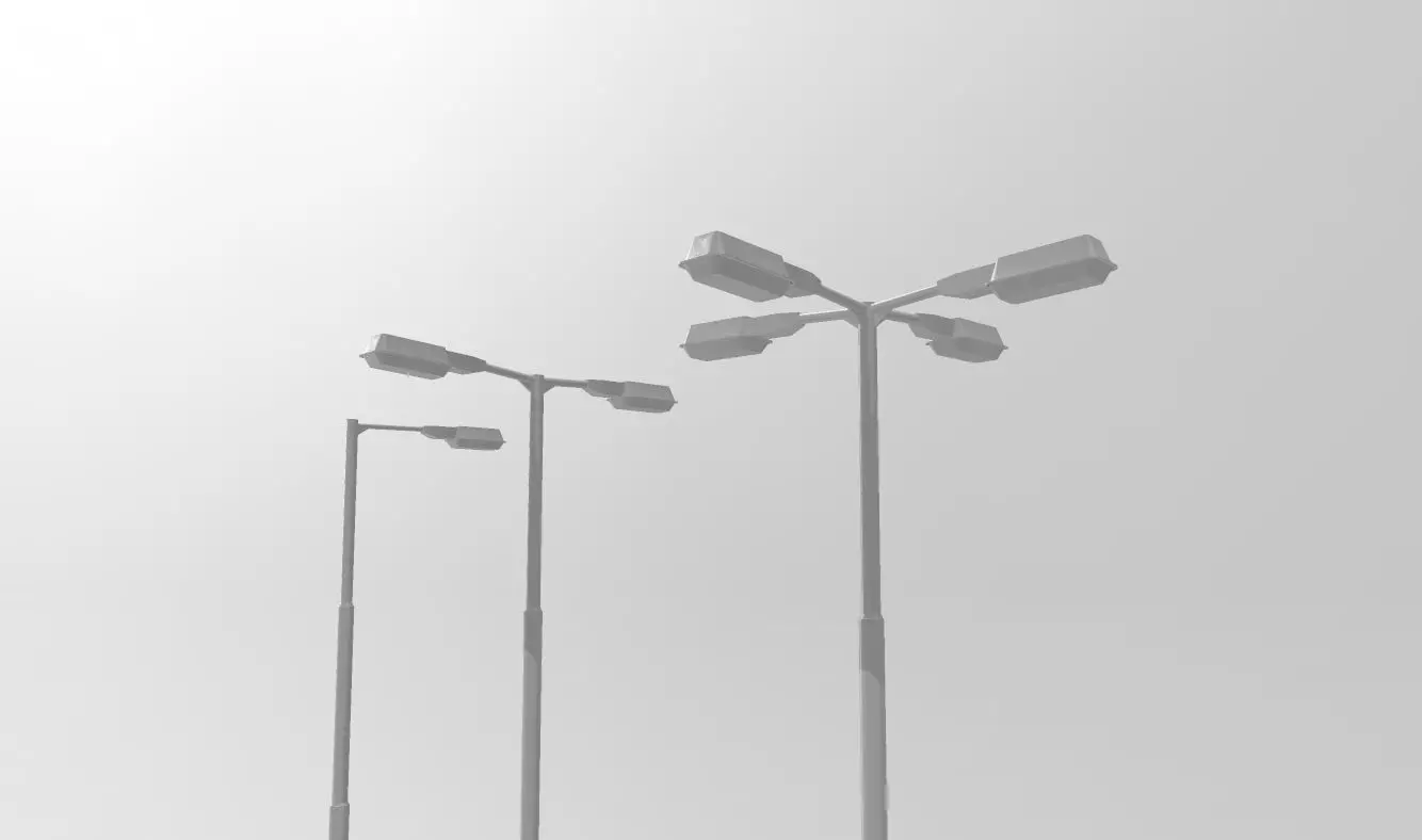 street lamp 3D print model_0
