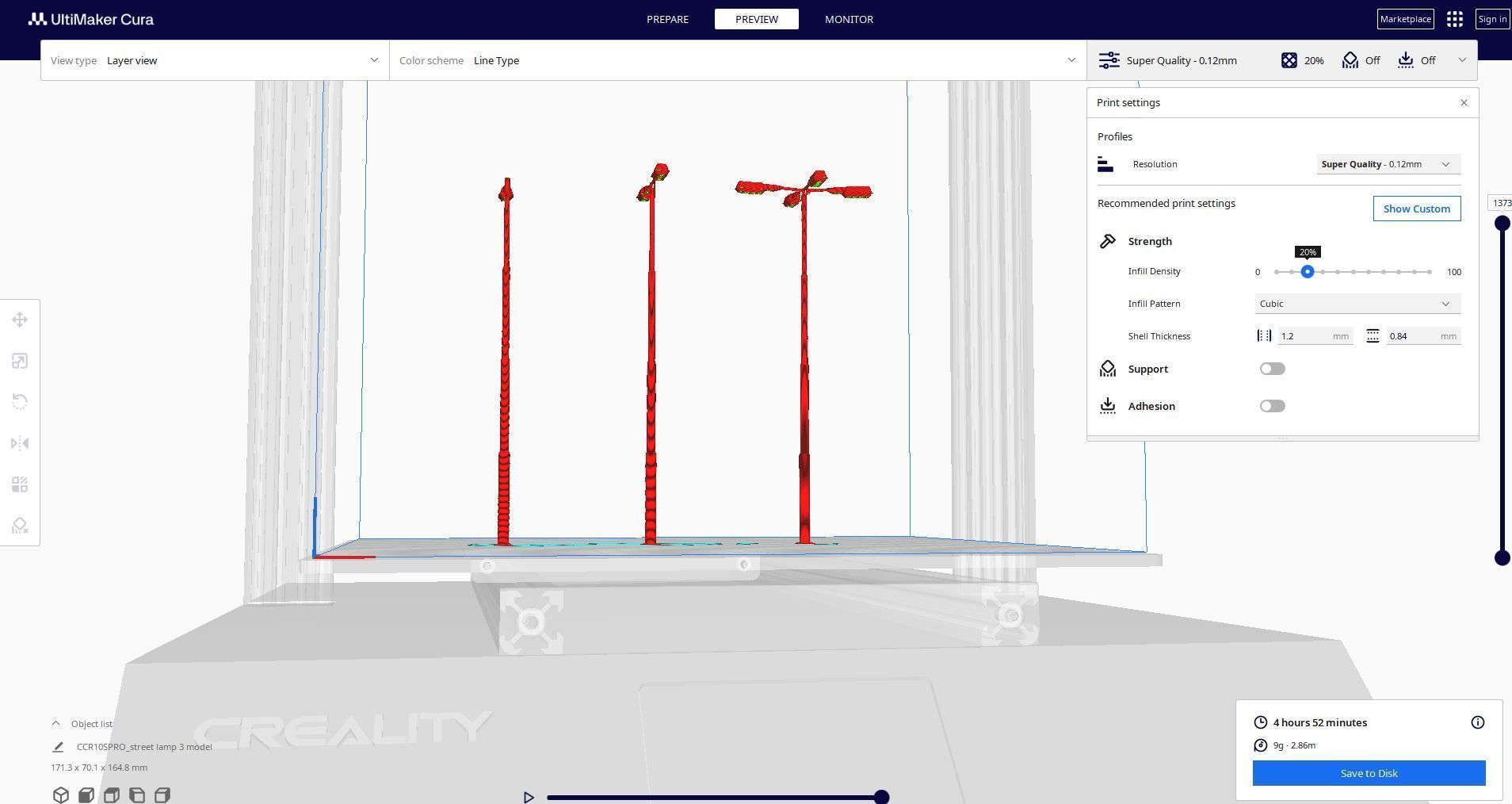 street lamp 3D print model_1