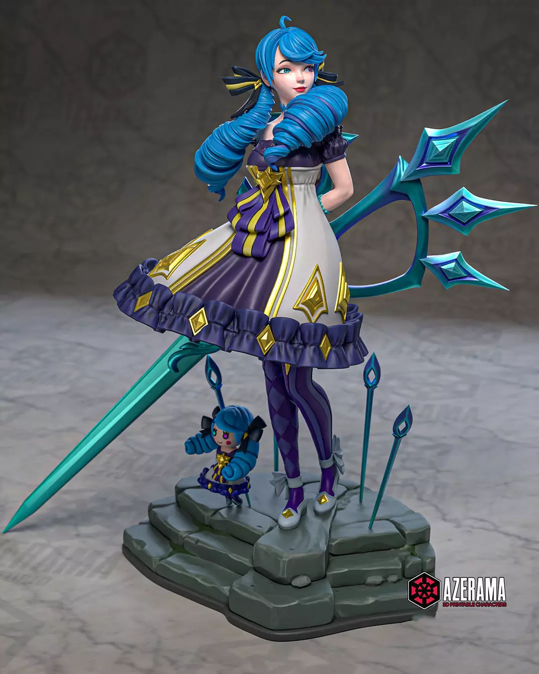 Gwen STL Ready for 3D Printing 3D print model_0