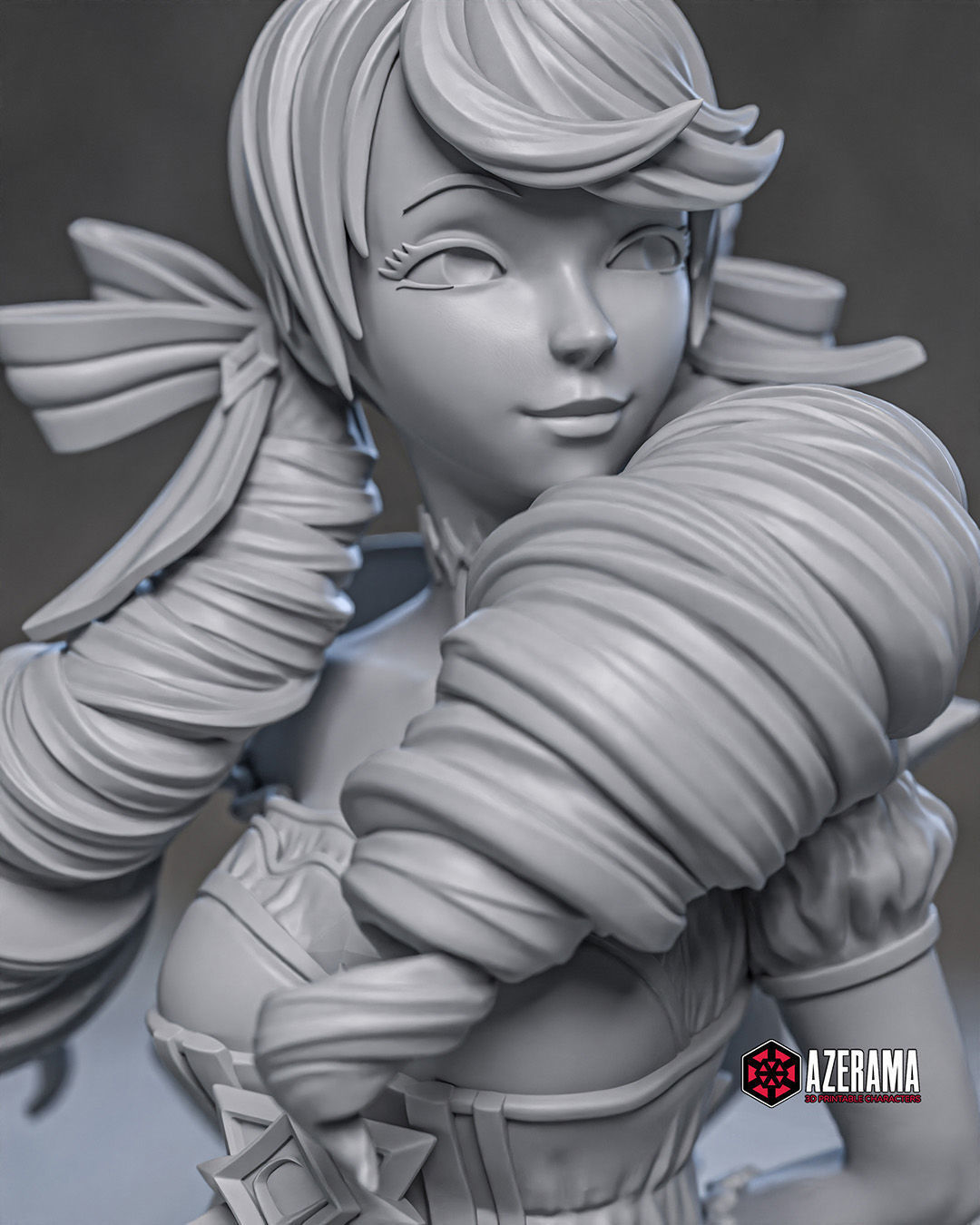 Gwen STL Ready for 3D Printing 3D print model_3