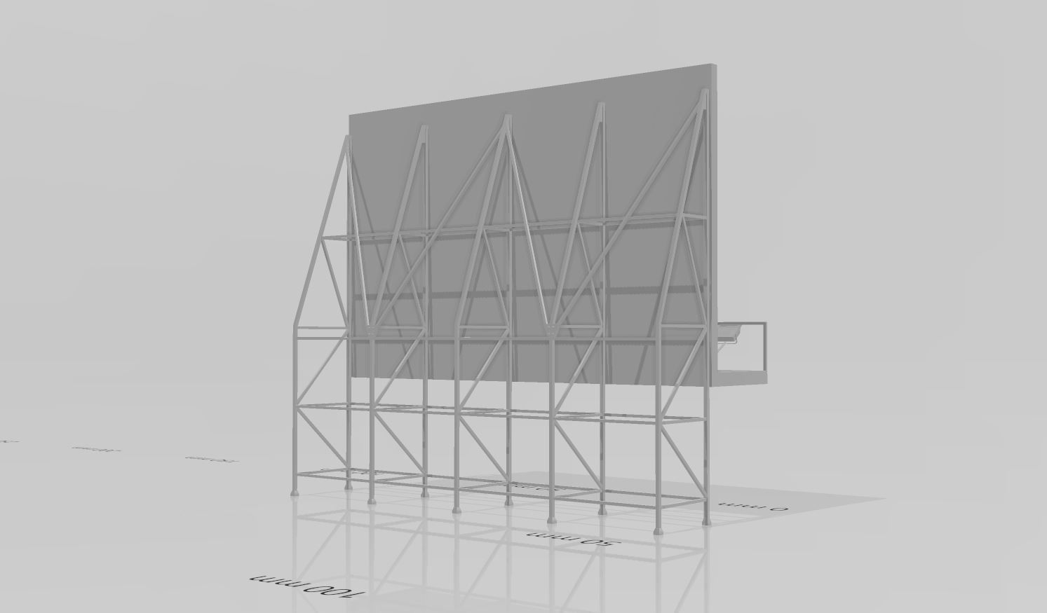 Billboard set 3D print model_5