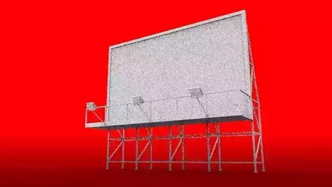 Billboard set 3D print model