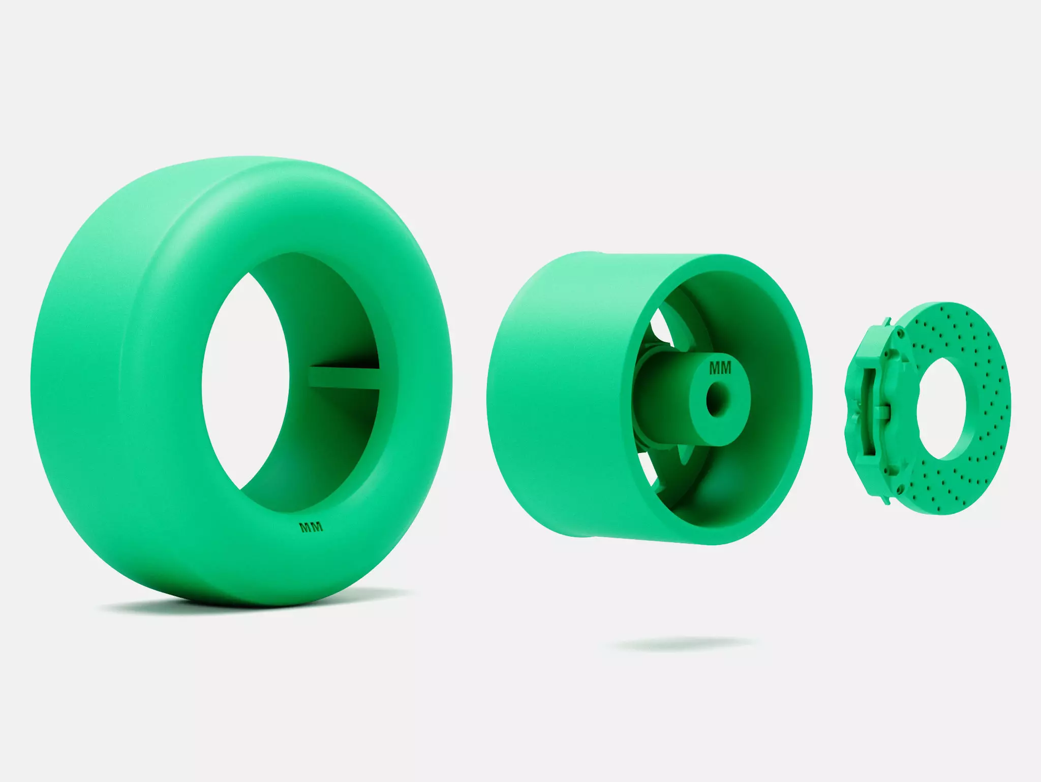 15x10 Weld S71 Wheel MT Drag Slick 3D print model_6