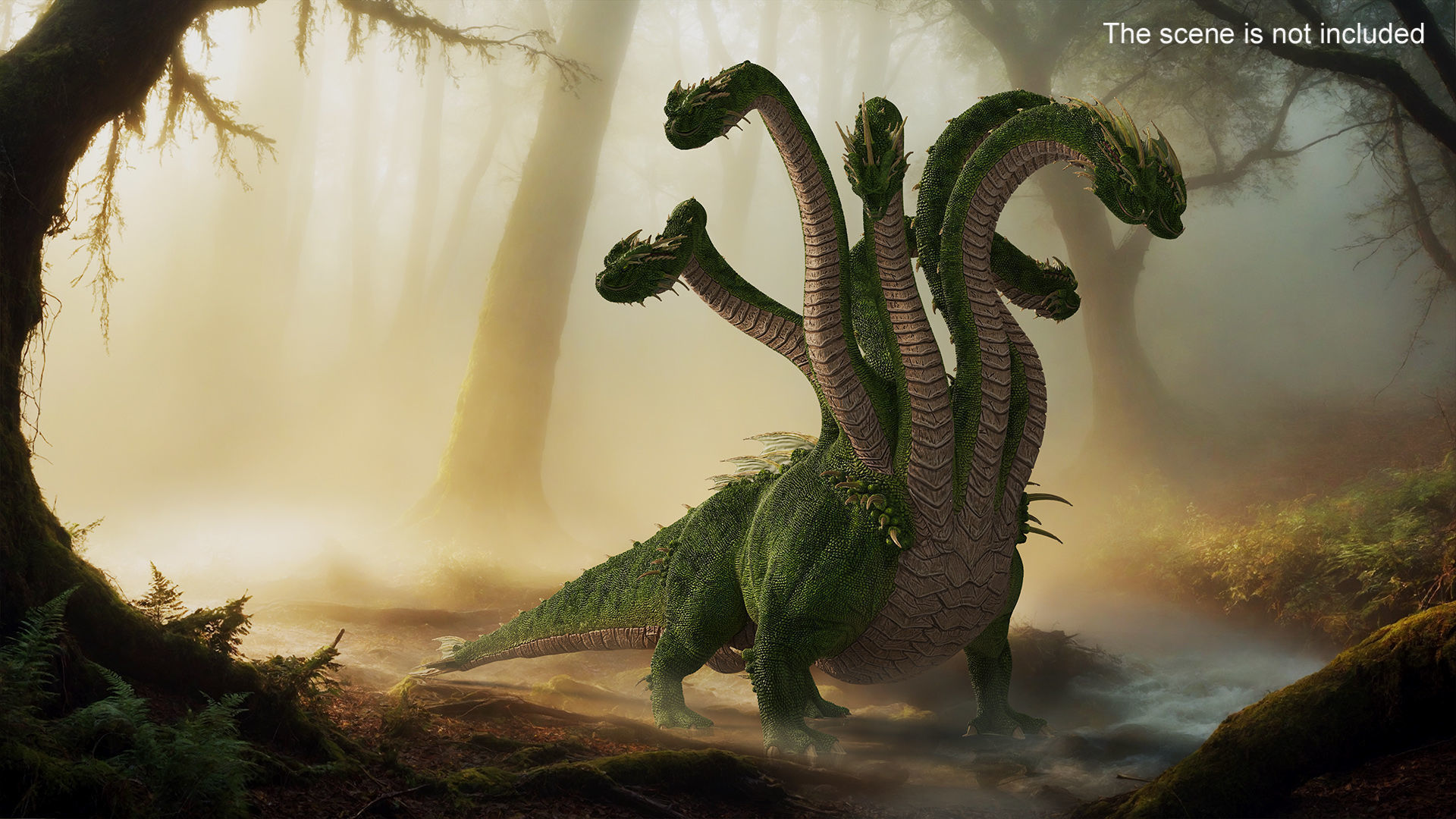 Hydra Rigged for Maya 3D model