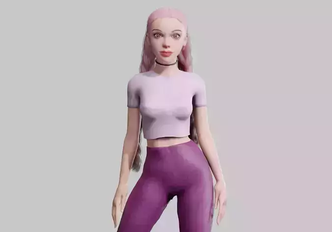 stylized cute Woman V26105 