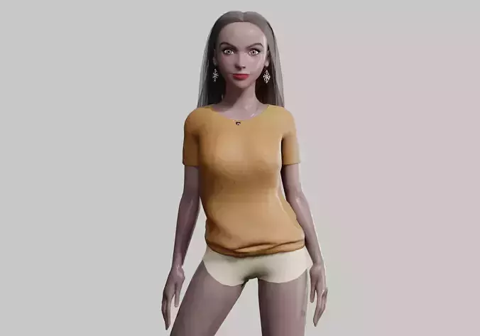 Pretty stylized woman V30919 