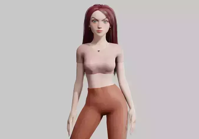 cute teen woman V30237 