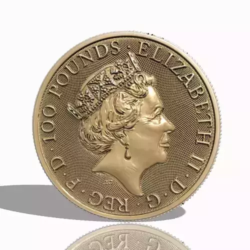 QUEEN ELIZABETH II COIN 3D print model