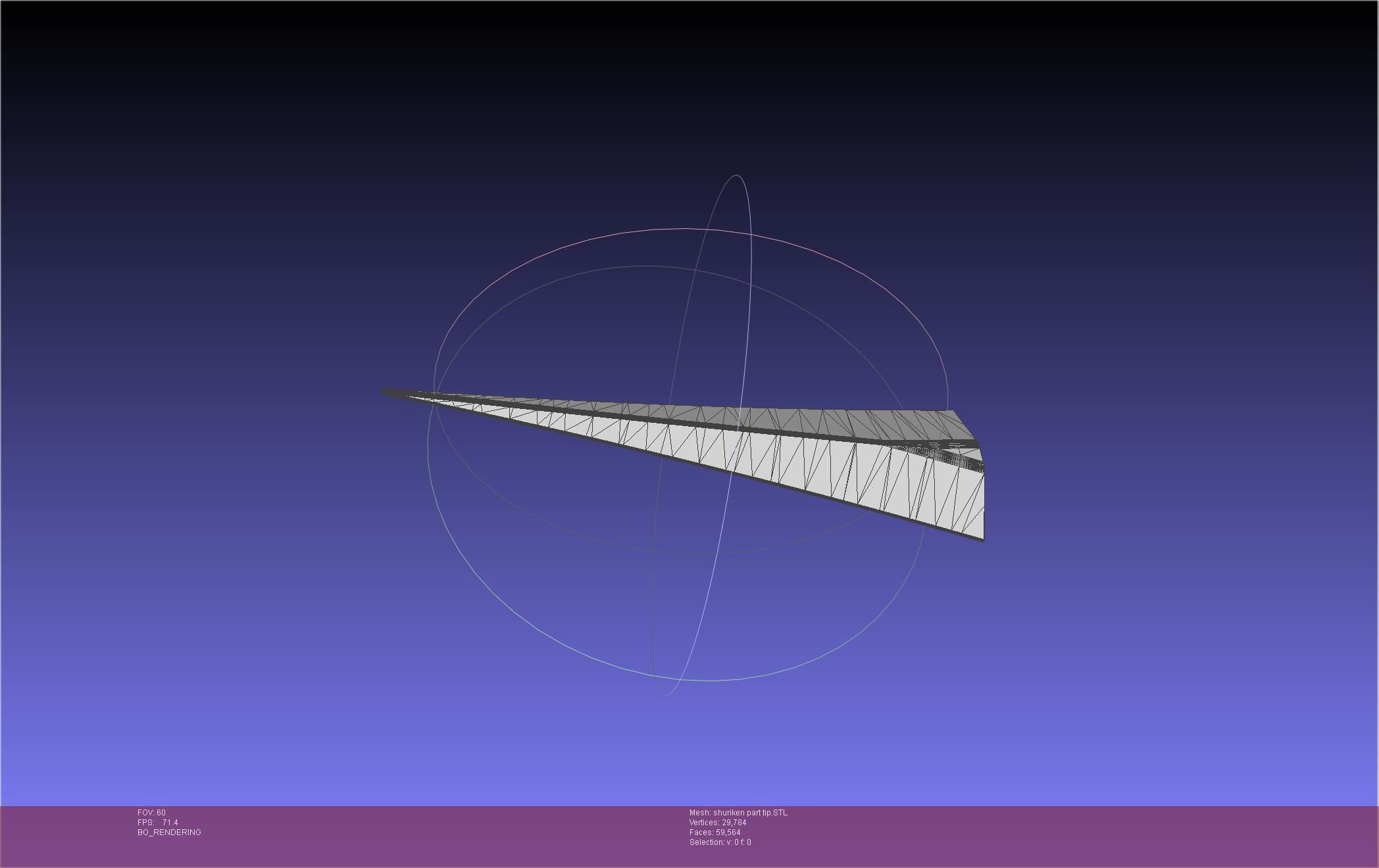 Final Fantasy VII Yuffie Shuriken 3D print model_40