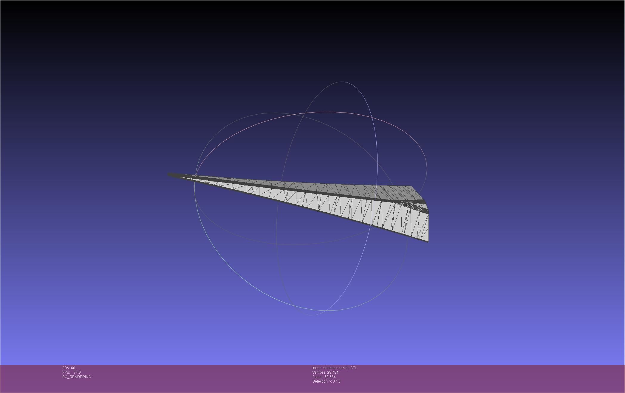 Final Fantasy VII Yuffie Shuriken 3D print model_41