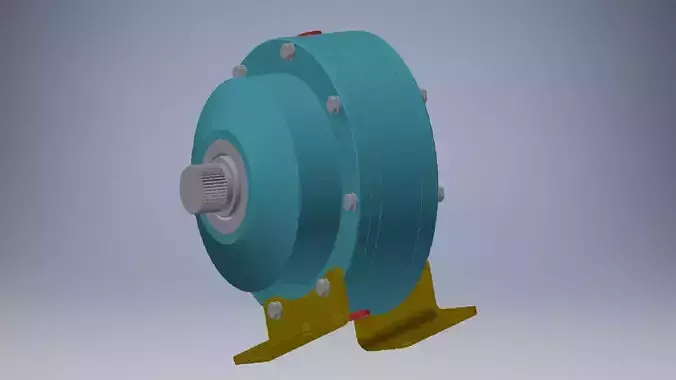 Reduce gearbox 3 d model