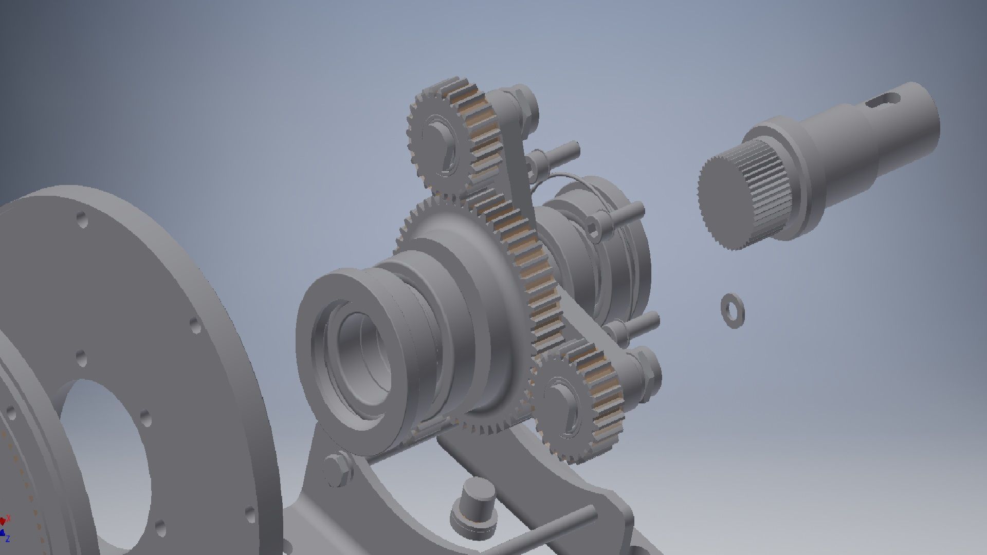 Reduce gearbox 3 d model 3D model_16