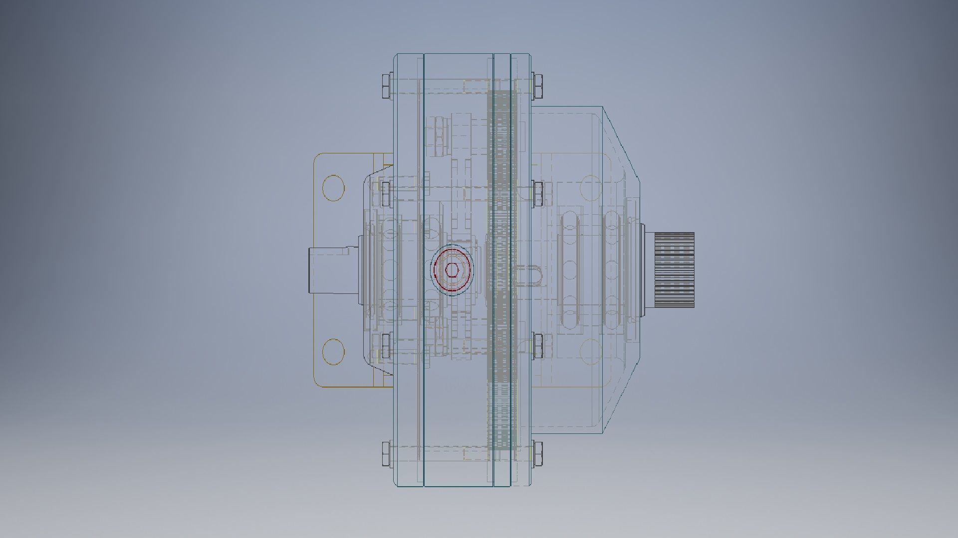 Reduce gearbox 3 d model 3D model_6