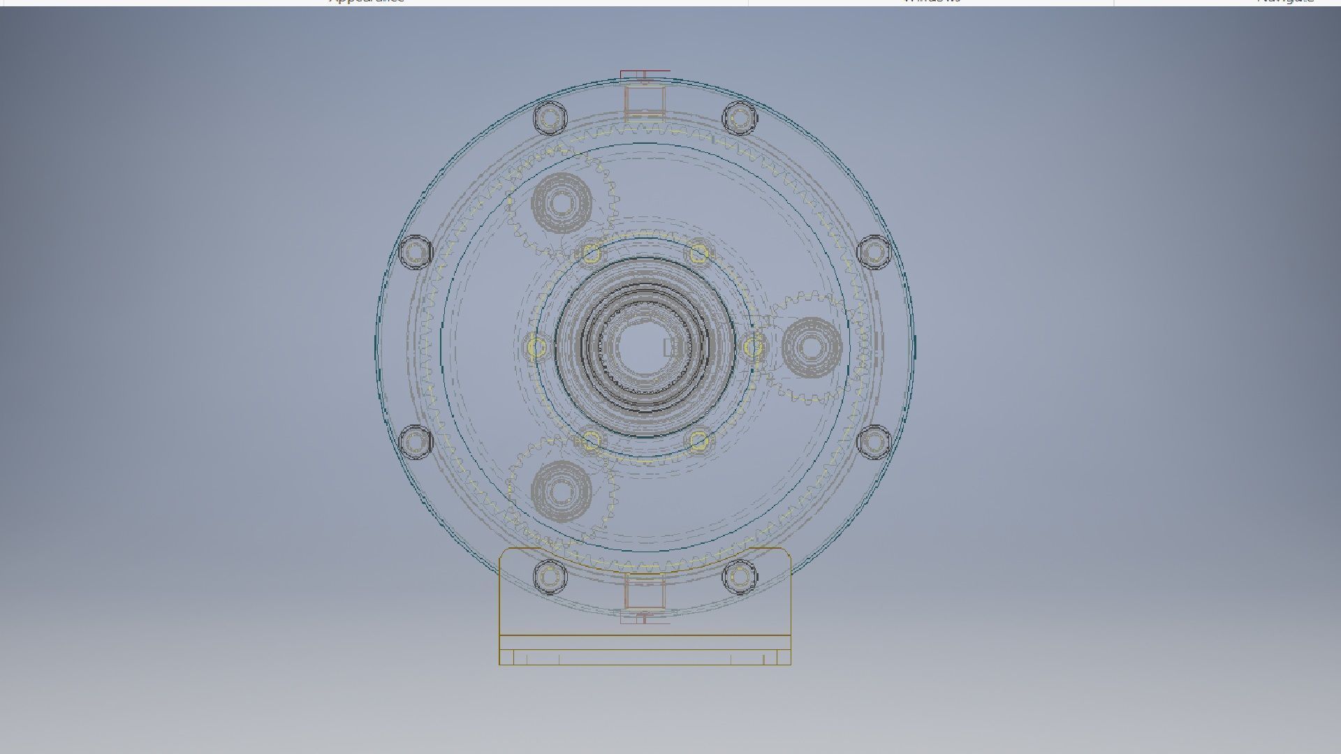Reduce gearbox 3 d model 3D model_4