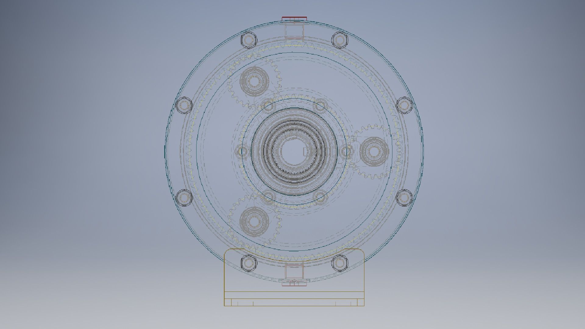 Reduce gearbox 3 d model 3D model_8