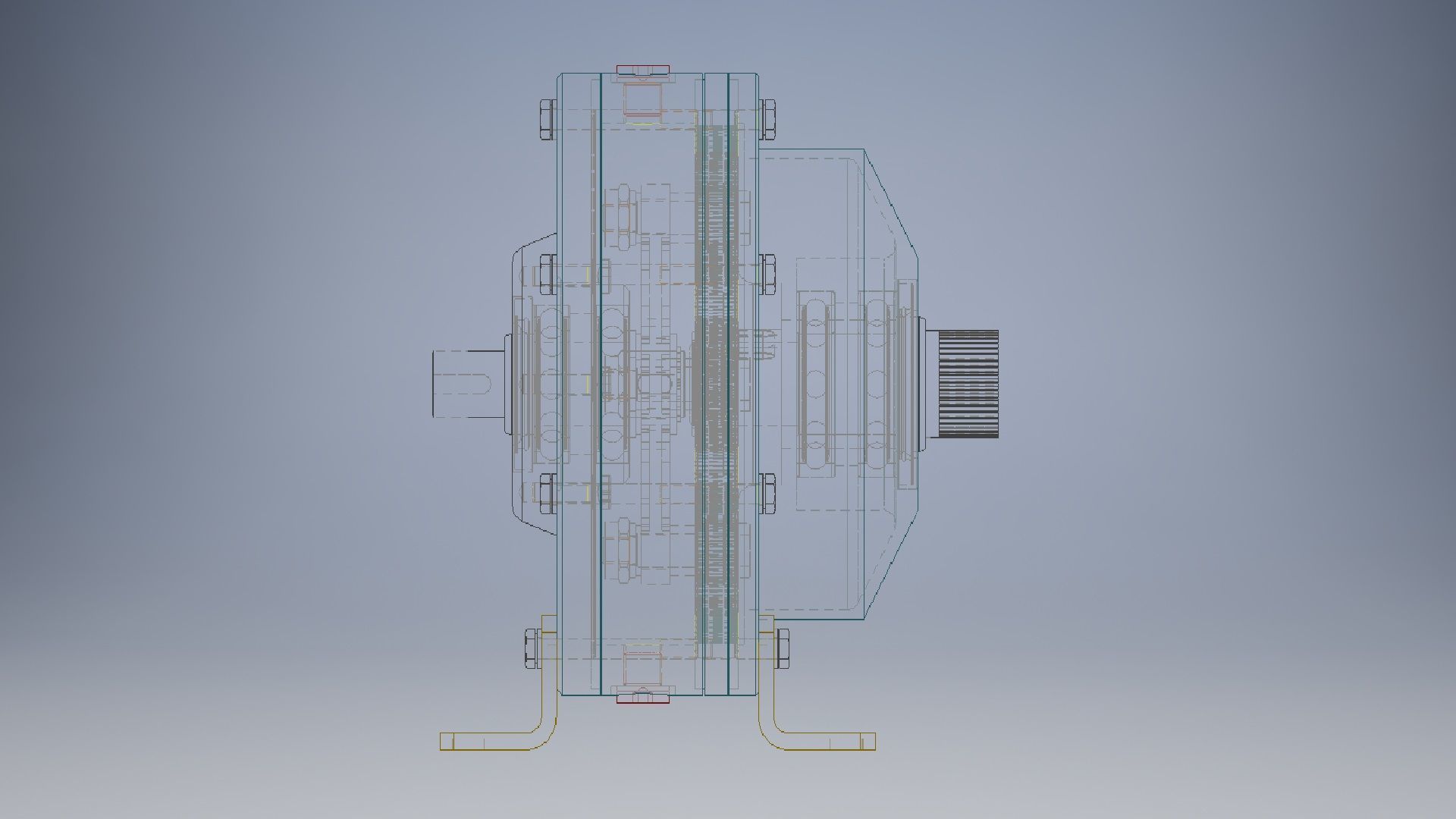 Reduce gearbox 3 d model 3D model_5
