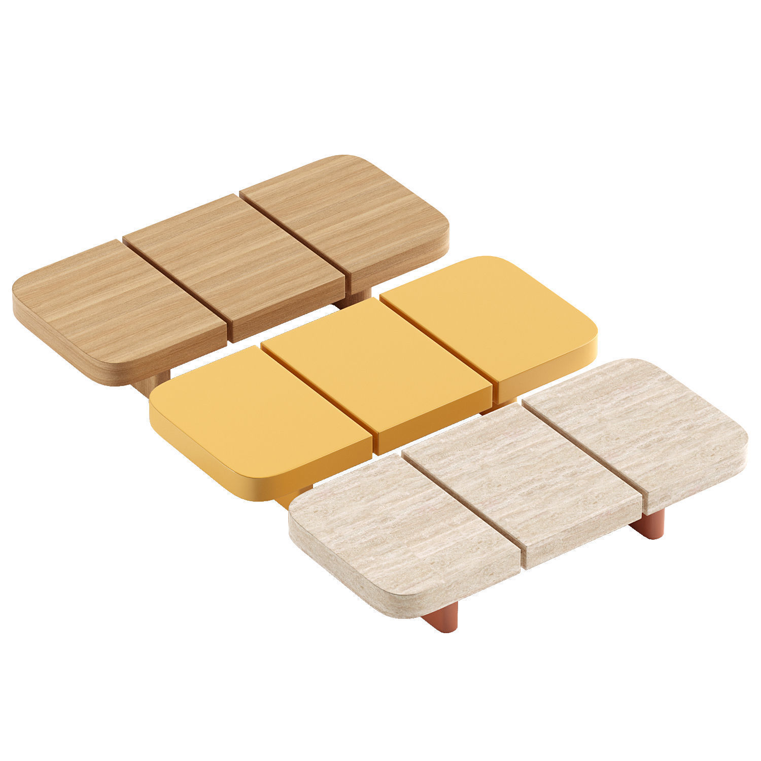 Meco Coffee Table 3D model_2