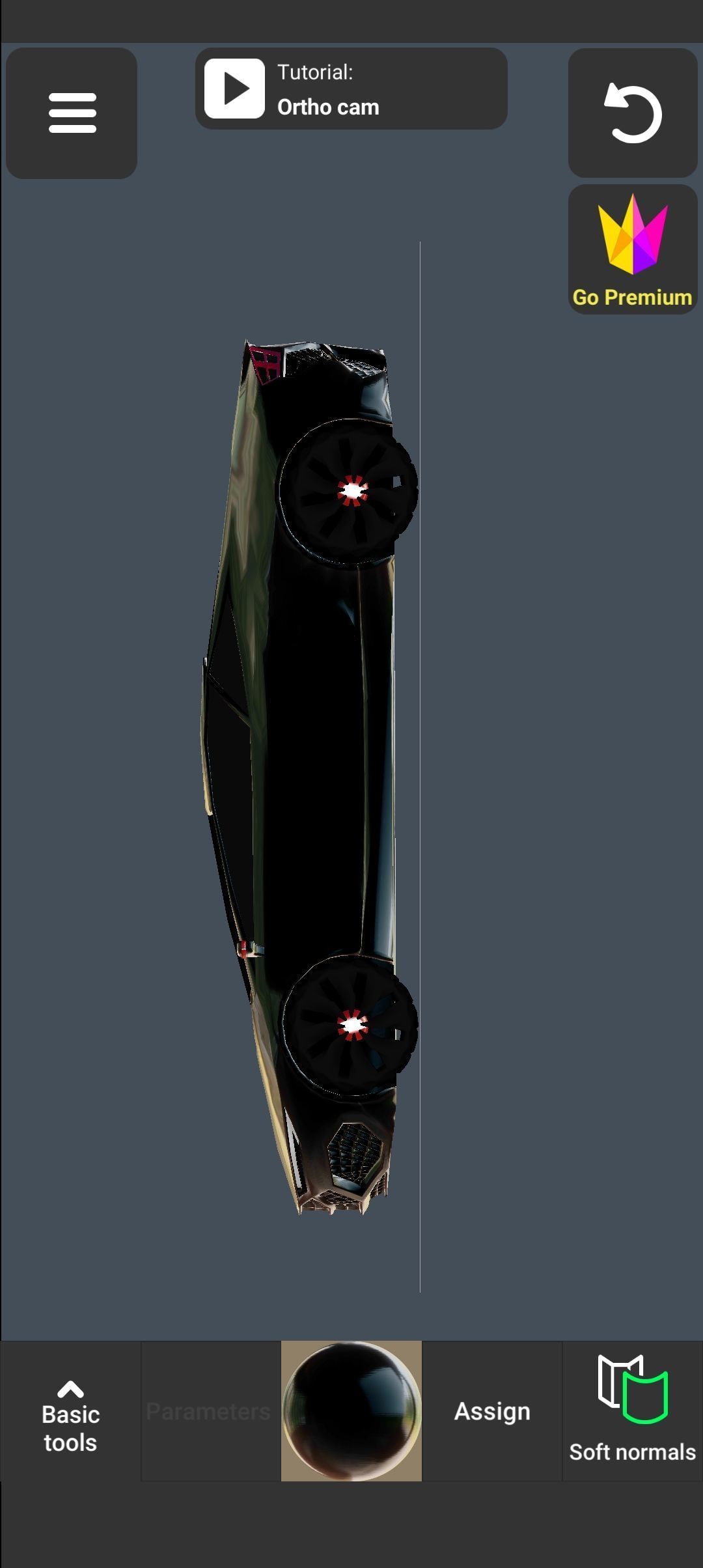 Avtomobil dizayni  Low-poly 3D model_7