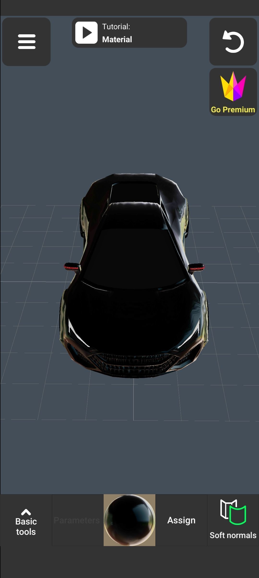 Avtomobil dizayni  Low-poly 3D model_4