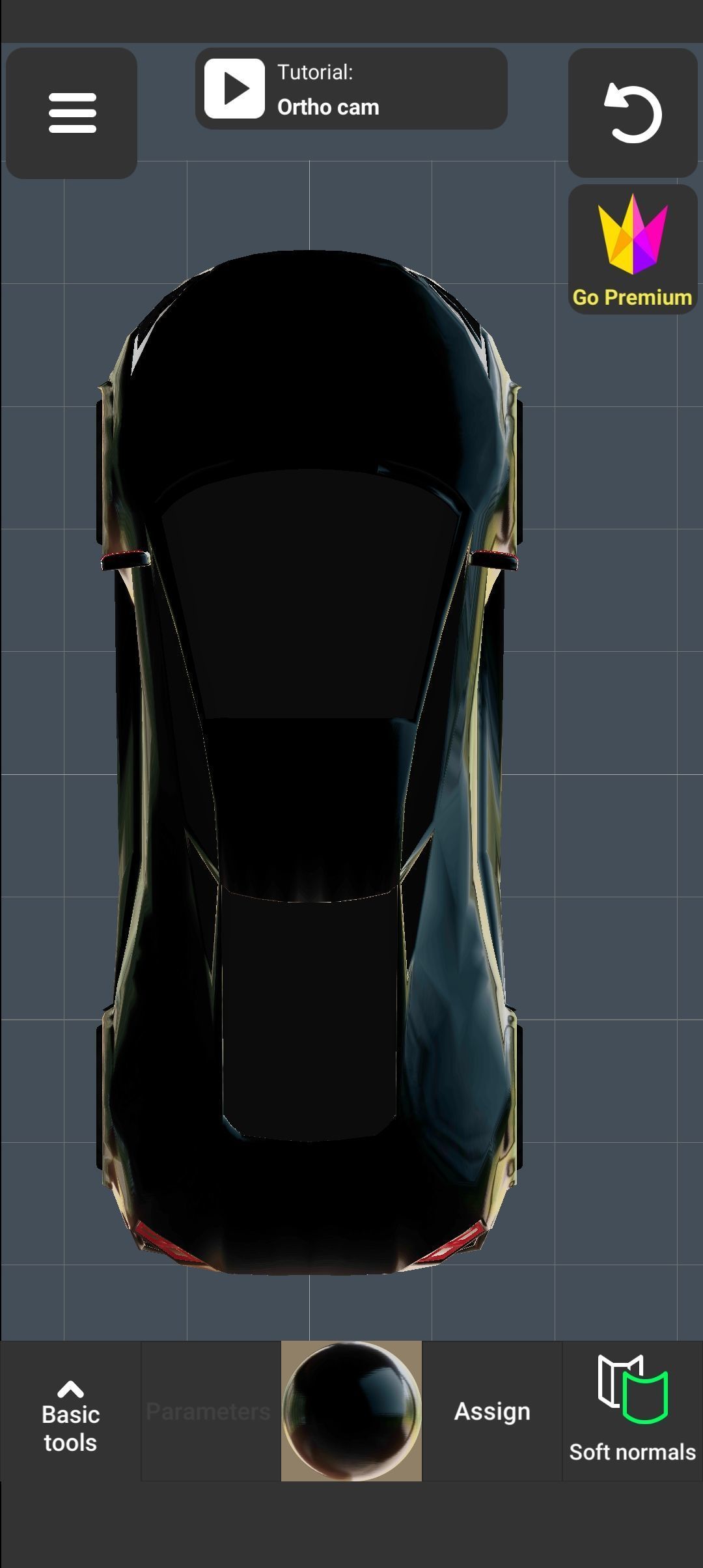 Avtomobil dizayni  Low-poly 3D model_6