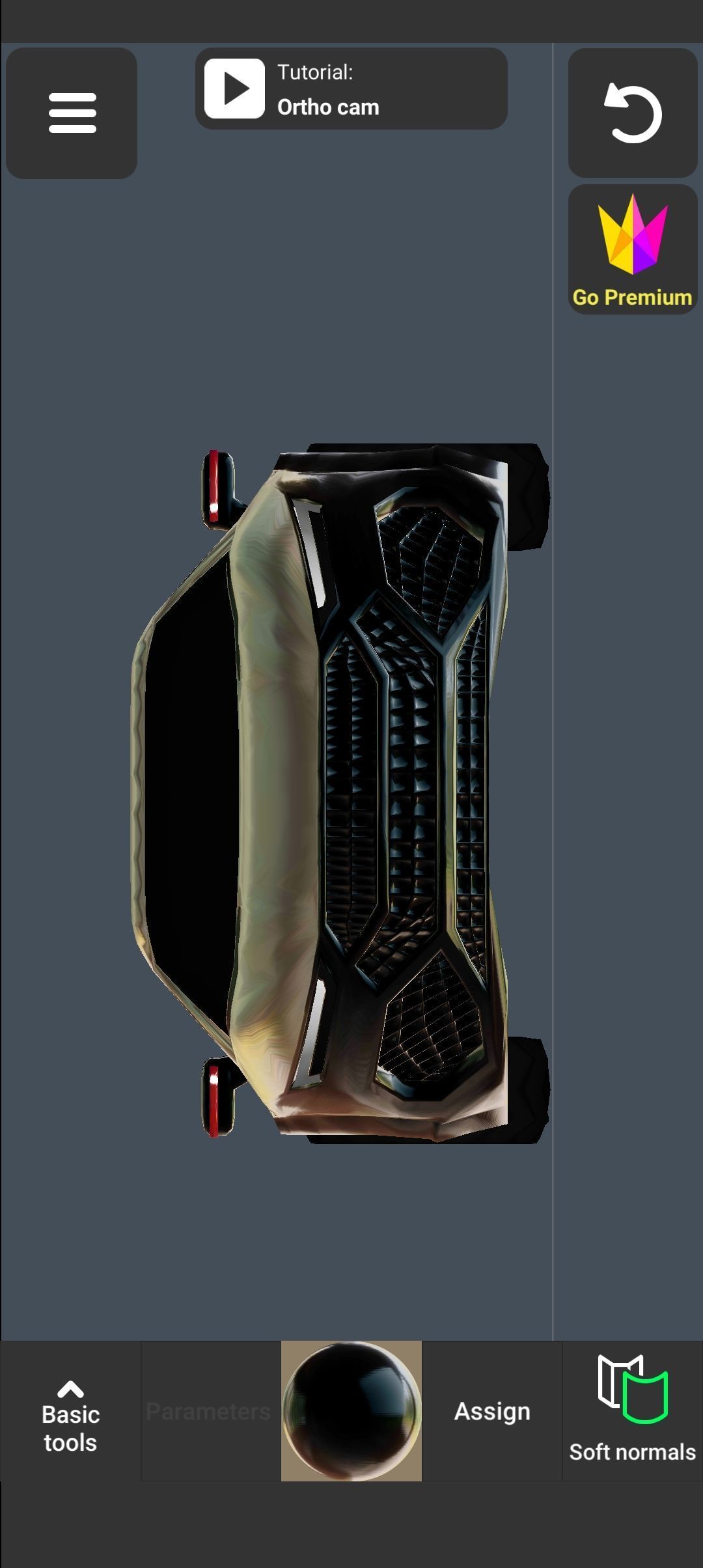 Avtomobil dizayni  Low-poly 3D model_10