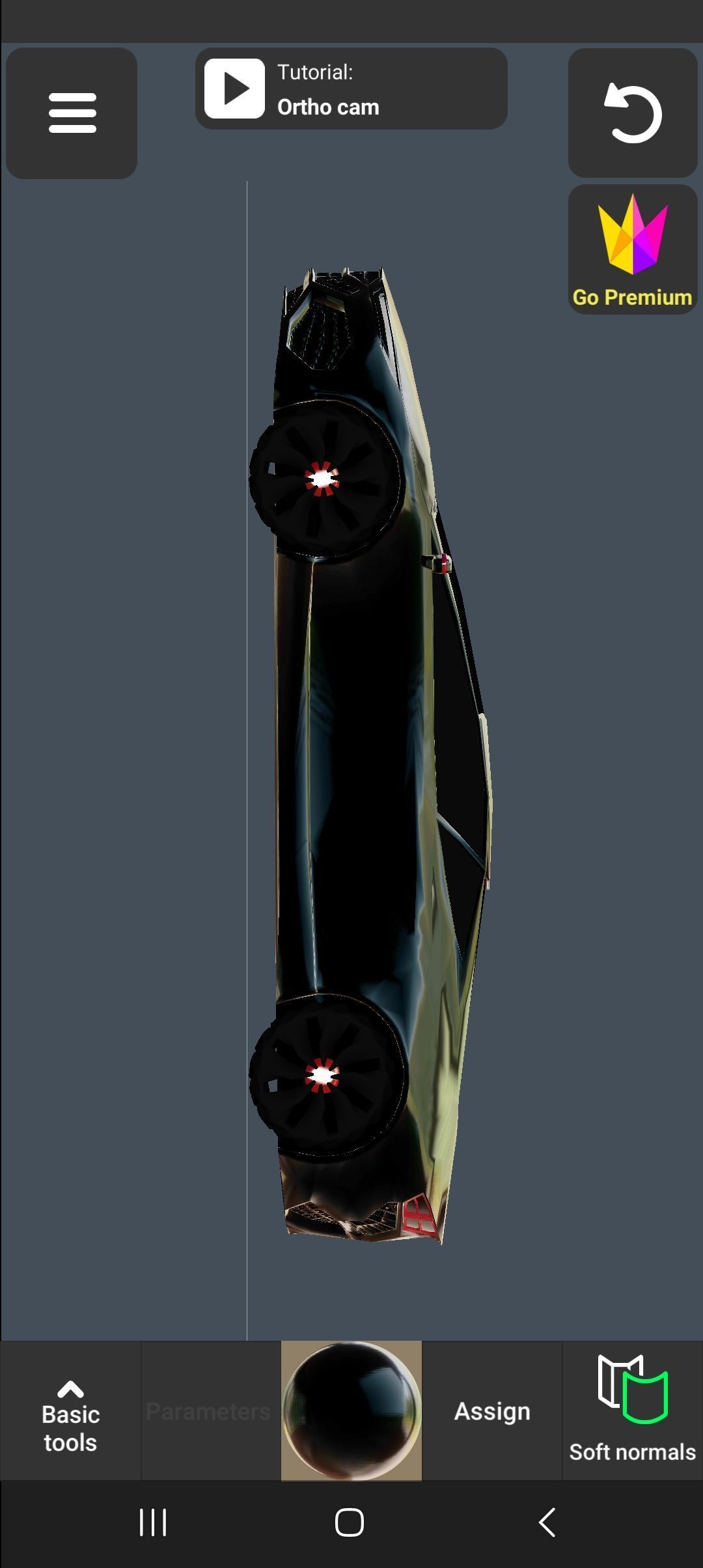 Avtomobil dizayni  Low-poly 3D model_8