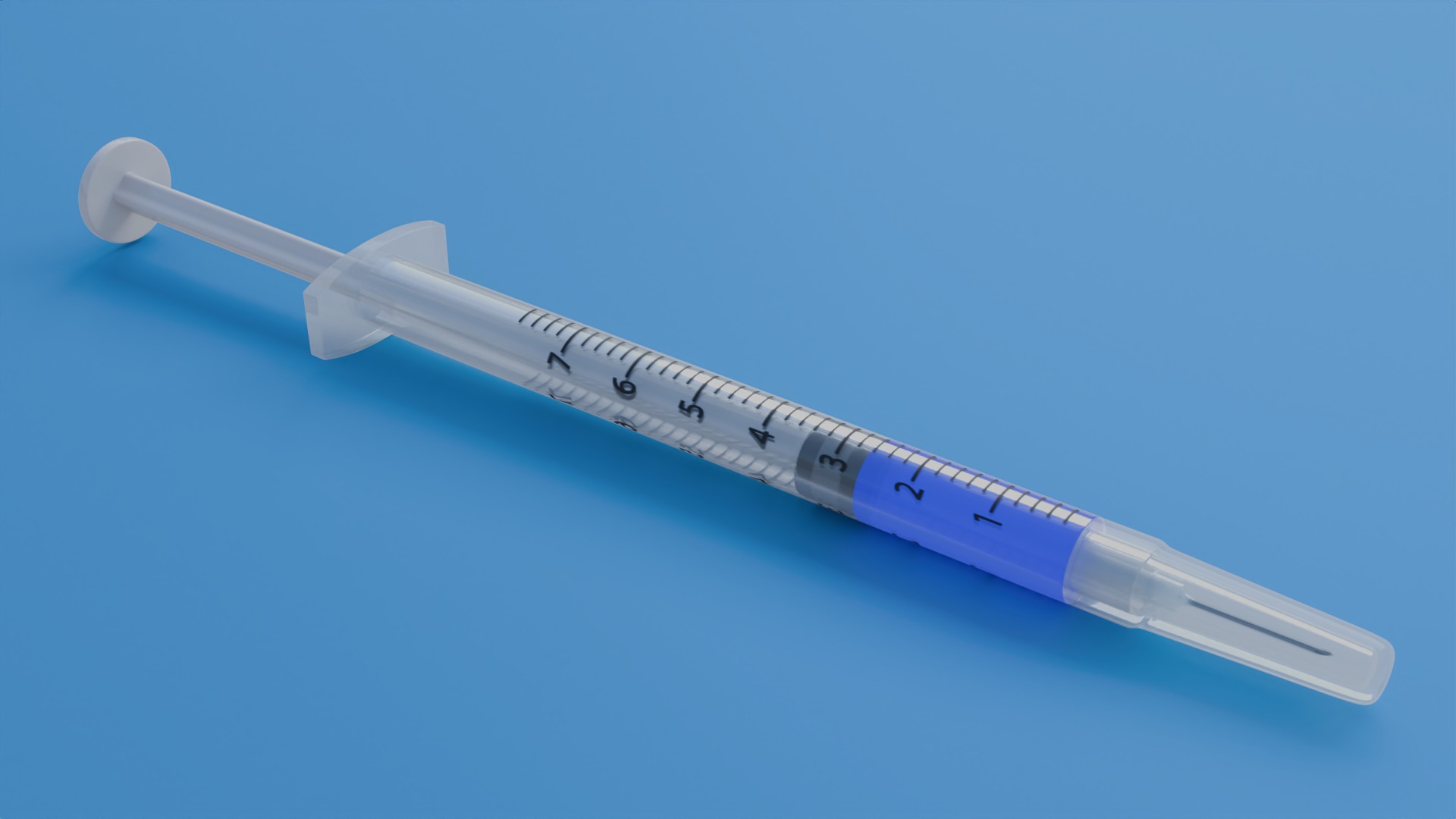 Syringe - Medical Instrument 3d model 3D model_32