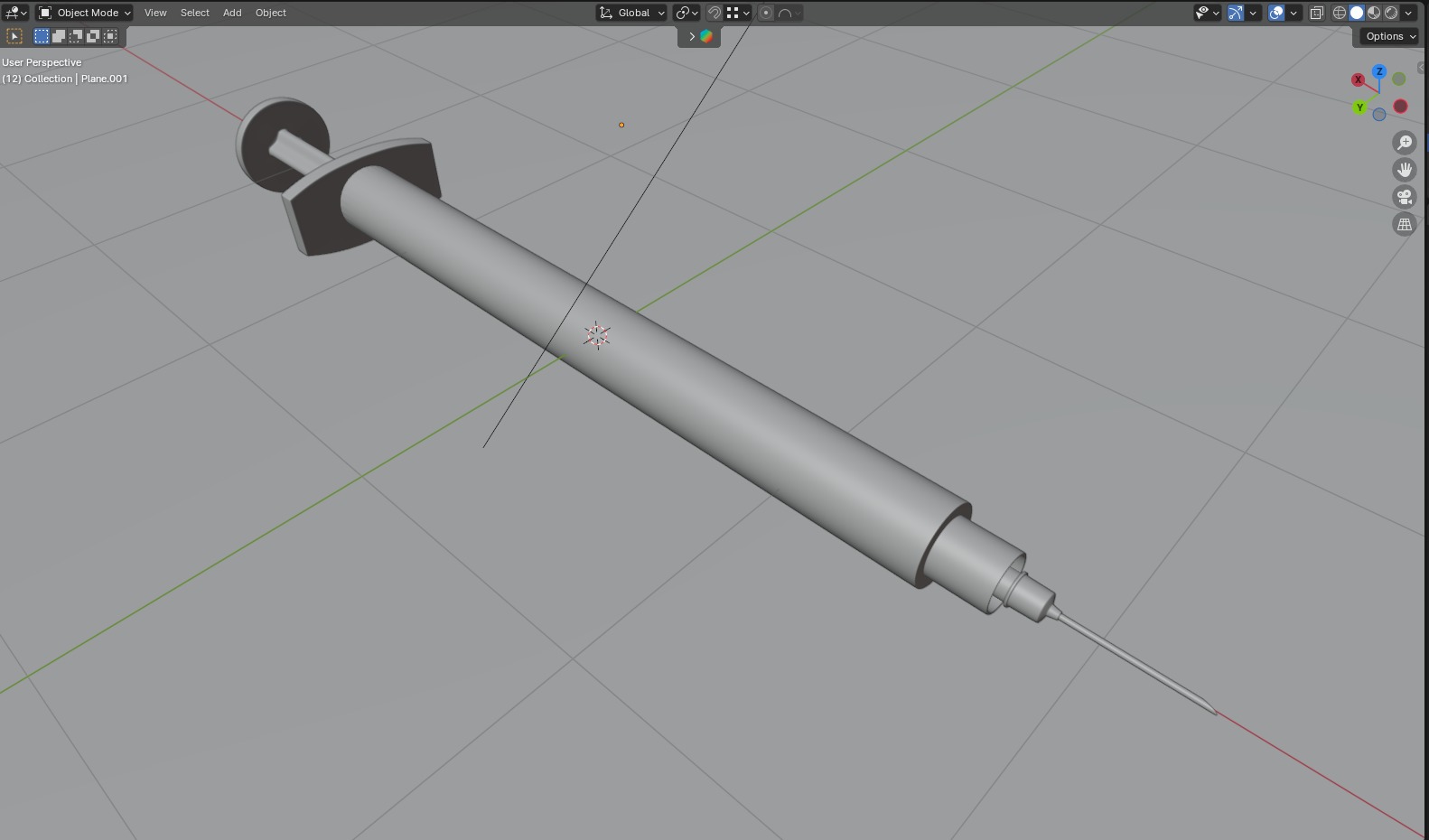 Syringe - Medical Instrument 3d model 3D model_7