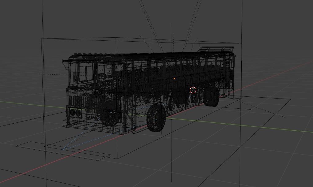 Ashok Leyland Viking Bus 3D model with interior  3D model_38