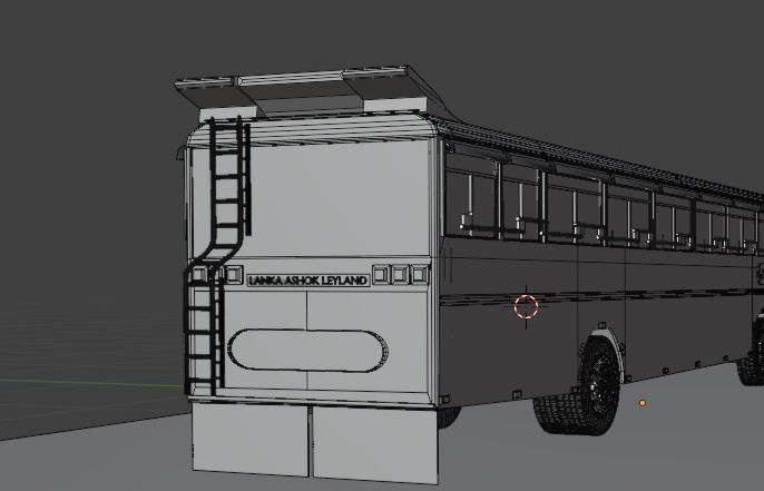 Ashok Leyland Viking Bus 3D model with interior  3D model_36