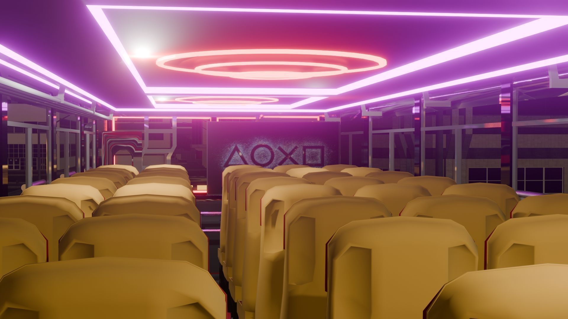 Ashok Leyland Viking Bus 3D model with interior  3D model_7