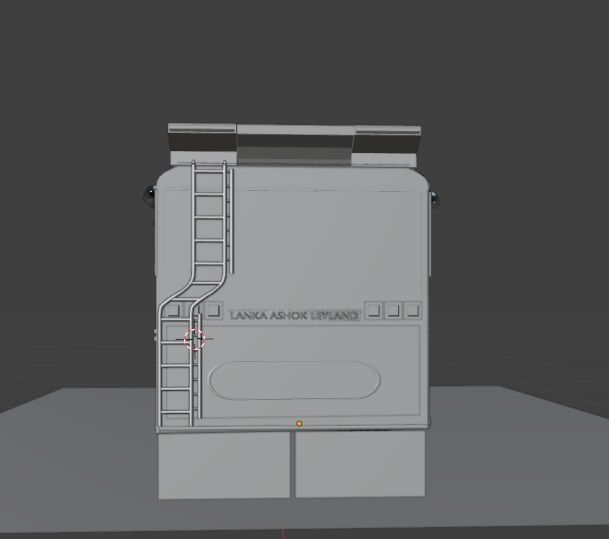 Ashok Leyland Viking Bus 3D model with interior  3D model_30