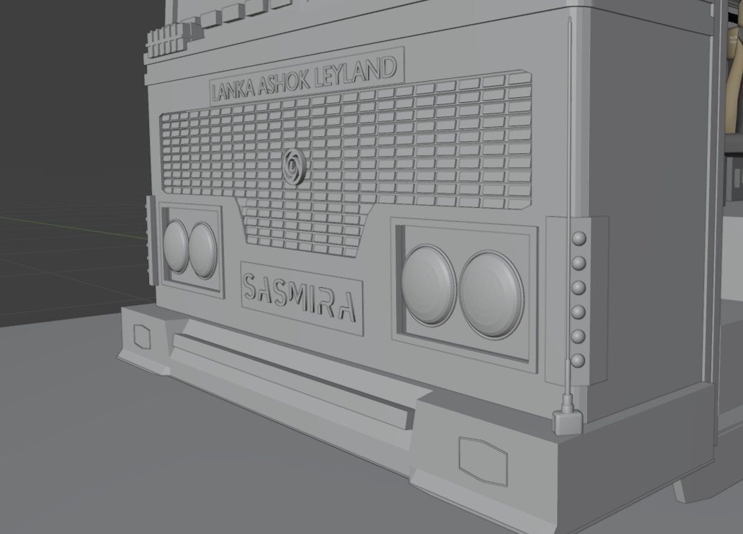 Ashok Leyland Viking Bus 3D model with interior  3D model_33