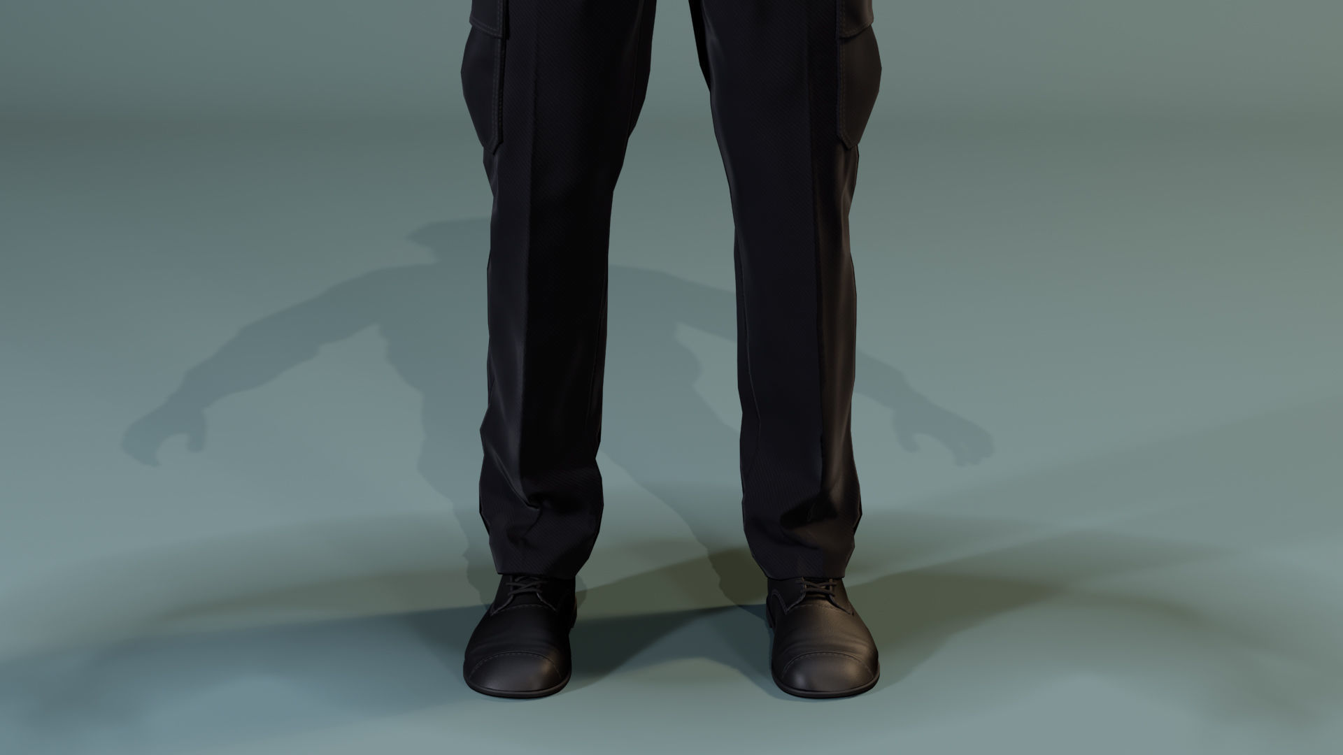 Police Uniform Bundle For MetaHuman - Rigged - Game Ready Low-poly 3D model_16