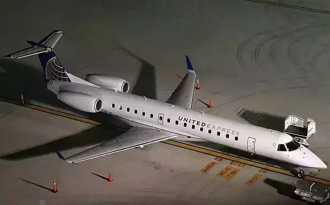 EMBRAER 145 3D model