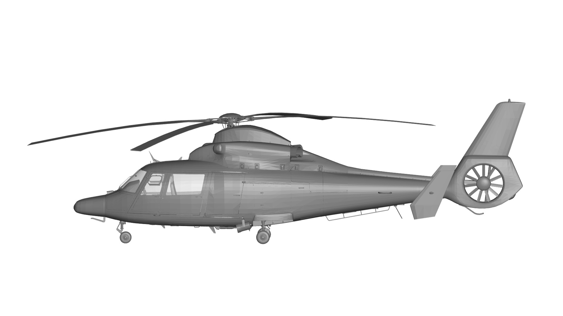 Eurocopter AS-365 3D model_1