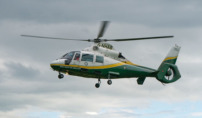 Eurocopter AS-365 3D model