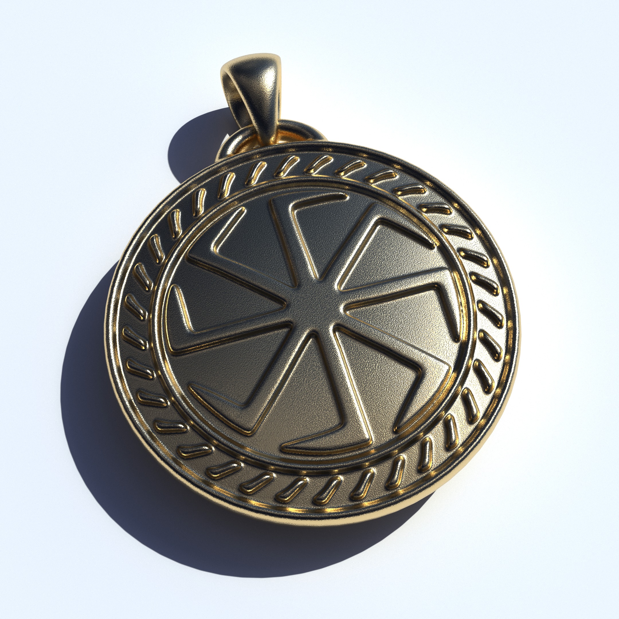 Kolovrat pendant 3D print model_2