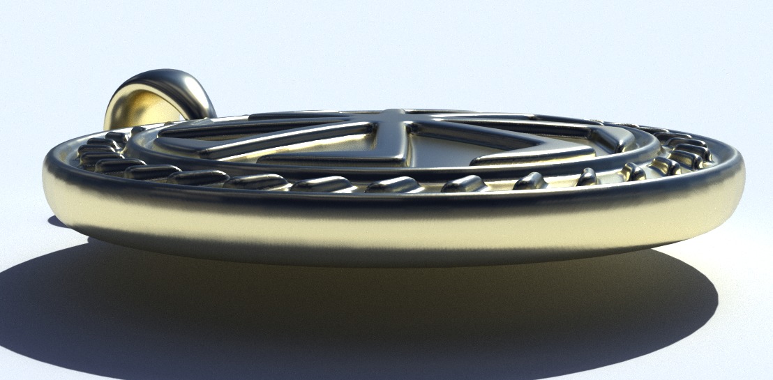 Kolovrat pendant 3D print model_3