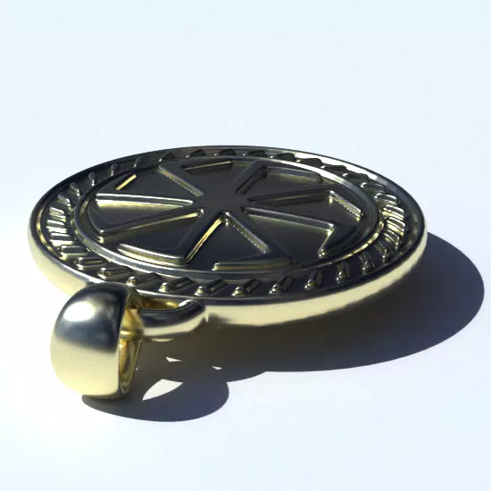 Kolovrat pendant 3D print model_0