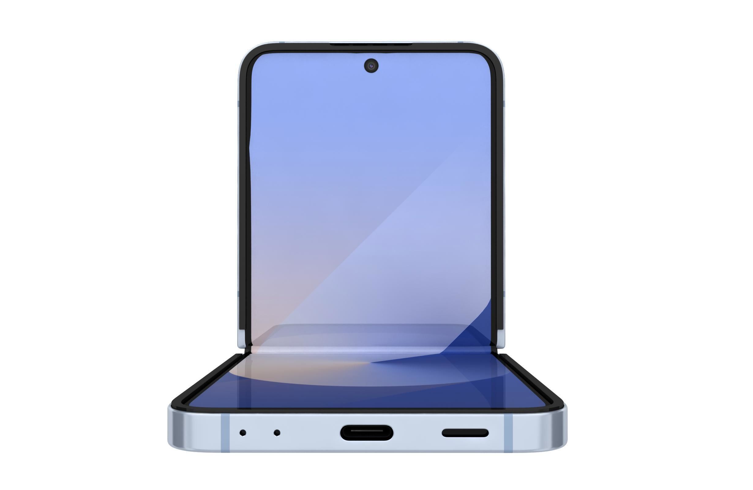 Samsung Galaxy Z Flip 6 Blue 3D model_1