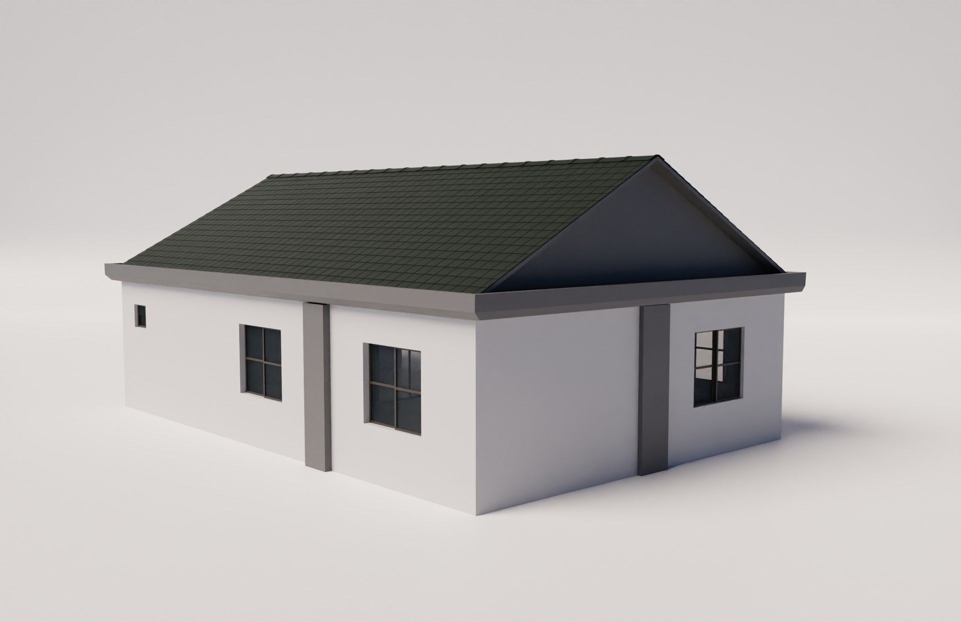 Medium sized house with modern design 3D model_6